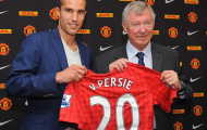 Van Persie mang áo số 20 của huyền thoại Solskjaer