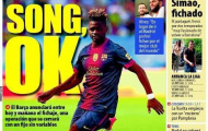 Chính thức: Barca hoàn tất xong thương vụ mua Alex Song từ Arsenal