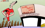 Biếm họa của ngày: Old Trafford mới là nhà của Van Persie