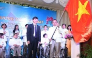 Lễ thượng cờ đoàn thể thao Việt Nam tại Paralympic London 2012