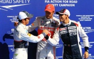 F1 - Phân hạng Belgian GP: Button tạo bão tại Spa