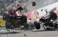 Video: Tai nạn khiến Alonso và Hamilton phải bỏ cuộc (Belgian GP)