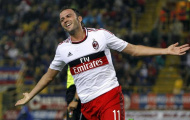 Pazzini lập hat-trick, Inter không quan tâm