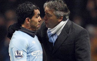 Carlos Tevez: 'Khẩu chiến với Mancini giúp tôi tốt hơn'