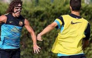 Carles Puyol trở lại tập luyện