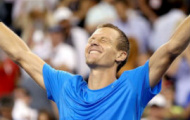 Chùm ảnh: Berdych 'lên đồng' hạ gục Federer