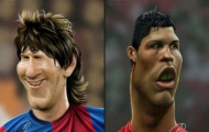 Không thể nhịn cười với gương mặt méo mó 'khó coi' của Ronaldo, Messi