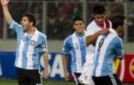 Video VL World Cup: Higuain giúp Argentina tránh phải bẽ mặt trong trận hòa 1-1 với Peru