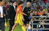 Lại chấn thương, Puyol nguy cơ cao lỡ hẹn 'El Clasico'