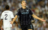 Dzeko thừa nhận Man City non kinh nghiệm so với Real
