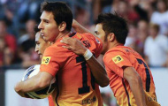 Messi thừa nhận Barca thắng Spartak Moscow quá chật vật