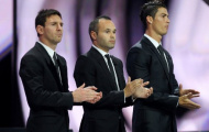 Cuộc đua tranh QBV FIFA 2012: Iniesta giành “pole”