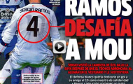 Ramos mặc áo Oezil để trực tiếp chống đối Jose Mourinho?
