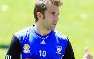 Del Piero có trận ra mắt không thành công trên đất Úc