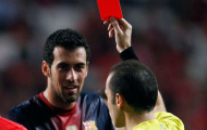 Sergio Busquets bị treo giò 2 trận
