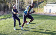 Cận cảnh Eric Abidal khổ luyện