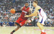 Video Giao hữu bóng rổ: Miami Heat 94 - 80 Los Angeles Clippers