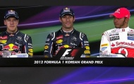 F1 chặng 16: phân hạng GP Hàn Quốc: Xuất phát một-hai cho Red Bull