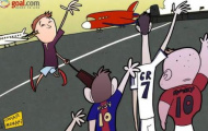 Ảnh biếm họa: Tạm biệt Messi, Ronaldo và Rooney