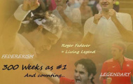 Federer: Sự vĩ đại từ con số 300