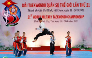 Kết thúc giải taekwondo quân sự thế giới lần thứ 21: Chủ nhà hoàn thành chỉ tiêu