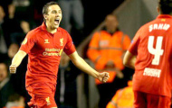 Liverpool thắng sát nút Anzhi: Downing vẫn chưa hết thời