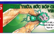Ảnh biếm họa: Messi một tay bóp chết 'virus fifa'