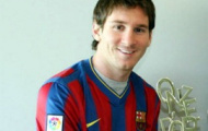 Video: Lionel Messi trên bục nhận danh hiệu “Chiếc giày Vàng” châu Âu