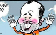 Ảnh biếm hoạ: Iniesta ghi bàn kỷ niệm 10 năm thi đấu