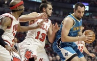Chicago Bulls gục ngã trước một New Orleans Hornets không có Anthony Davis