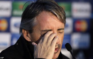 Man City và cúp C1: Núi đá đè Mancini