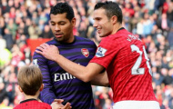 Andre Santos hối hận vì đổi áo với Van Persie