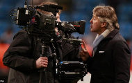Mancini 'nổi điên' với nhân viên quay camera