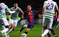 Video Champions League: Messi không giúp Barca tránh gục ngã ngay trên sân của Celtic