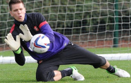 Sau 2 tháng ngồi ngoài, Szczesny đã tập luyện trở lại