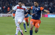Montpellier (1-1) PSG: Run rẩy rời Mosson