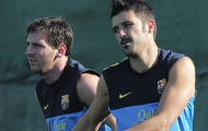 David Villa lạnh lùng trước bàn thắng của Messi