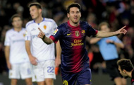 Barcelona 3 - 1 Real Zaragoza: Vẫn là Messi