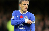 Everton mất đội trưởng Phil Neville trong 2 tháng tới