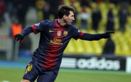Messi đã đuổi kịp Ruud van Nistelrooy