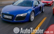 Đoàn siêu xe Audi R8 thách thức Ferrari