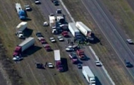 Video: Hiện trường vụ tai nạn của hơn 150 chiếc ôtô ở Texas (Mỹ)
