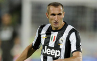 Chấn thương, Chiellini lỡ trận đấu với Milan