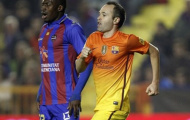 Chấm điểm Levante 0-4 Barca: Tuyệt đỉnh Iniesta!