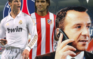 'Trùm' chuyển nhượng hứa đẩy CR7 hoặc Falcao về PSG