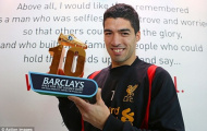 Vượt Robin van Persie, Luis Suarez giật giải “Golden Boot”