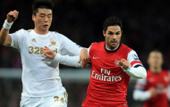 Arsenal 0-2 Swansea: Michu đánh sập Emirates