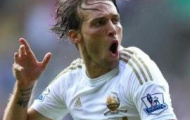 Video Premier League: Michu ghi cú đúp giúp Swansea đánh bại Arsenal
