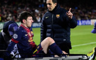 Tito Vilanova tiết lộ tình hình chấn thương của Messi