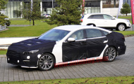 Hyundai Genesis sedan thế hệ mới lần đầu lộ diện